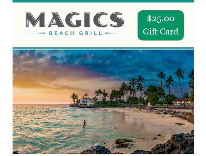 Magic's Beach Grill $25.00 Gift Card