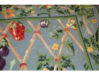 Hand-hooked Wool Rug from Fargo Hanna of Raleigh