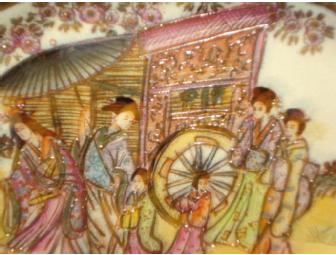 Asia Cloisonne Plate with stand