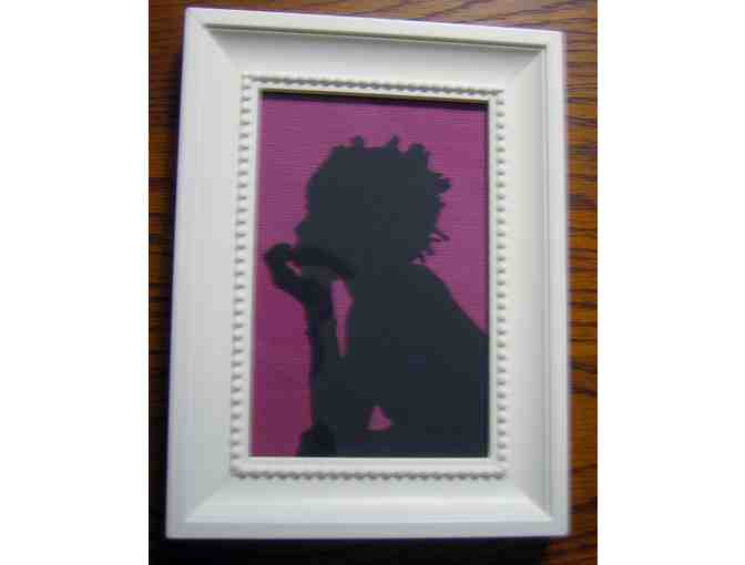 Framed Hand-cut Custom Silhouette Portrait