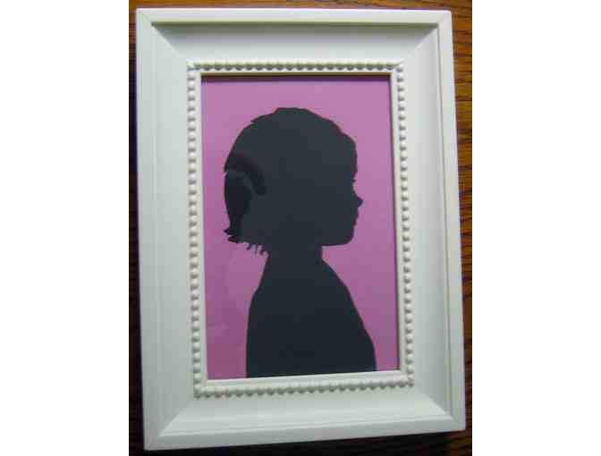 Framed Hand-cut Custom Silhouette Portrait