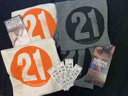 The Clemente Museum 4 Private Tour Passes and 4 T-Shirts