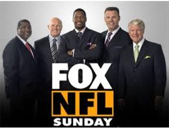 FOX NFL Sunday cast signed Football