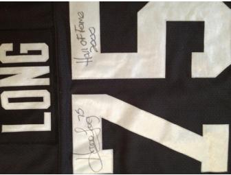 Super Bowl Champion and NFL Hall of Famer Howie Long autographed Football Jersey!