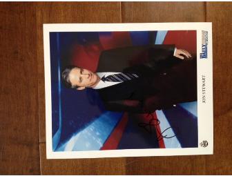 Autographed Jon Stewart photo - The Daily Show