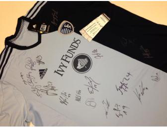 Autographed Sporting KC Soccer Jersey and 2 game tickets!