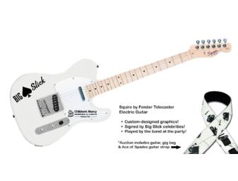 Big Slick Custom Guitar! Autographed by Big Slick 2013 Celebrity Attendees!