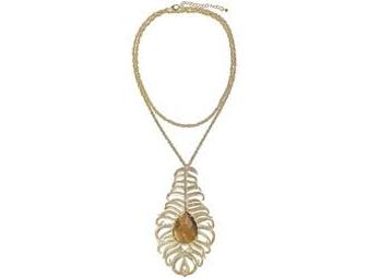 Kendra Scott Letty Necklace in Tigers Eye!