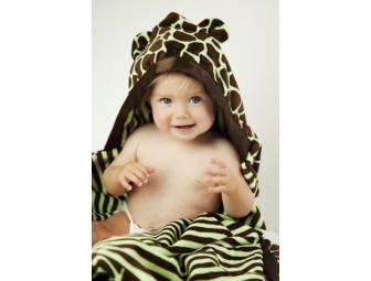 Jenna Lee Baby Green Hoodie Blanket!
