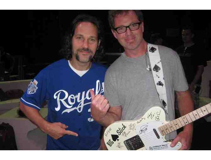 Big Slick Custom Guitar! Autographed by Big Slick 2013 Celebrity Attendees!