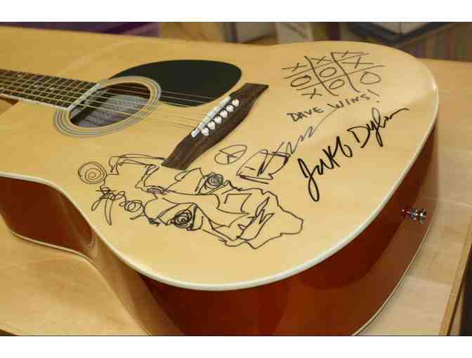 Guitar Signed by Dave Matthews & Jakob Dylan