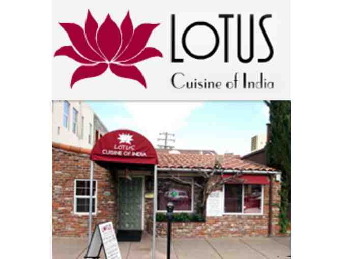 $50.00 Gift Certificate to Lotus Cuisine of India in San Rafael, CA