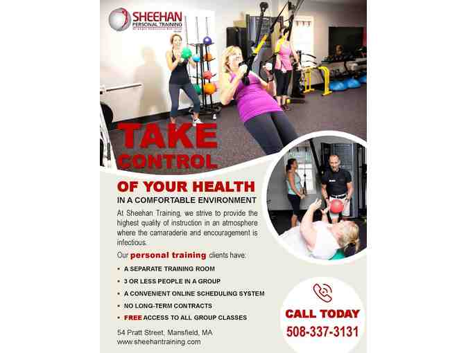 Sheehan Personal Training- Semi Private Training Sessions