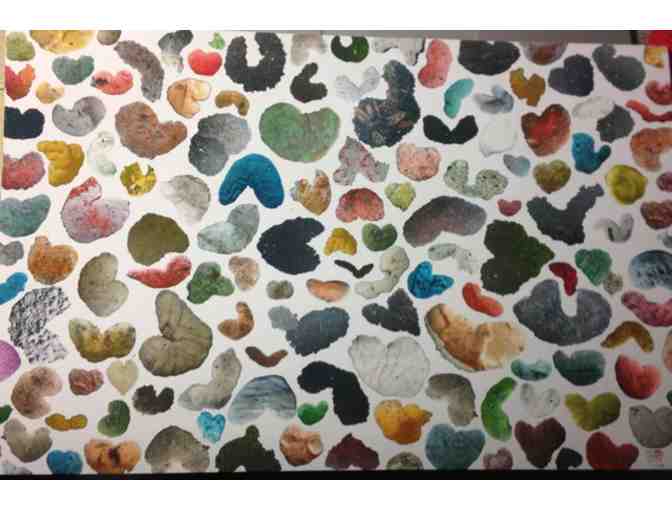 GumHearts Wrapping Paper and Gift Bag Set(L) by Hiromi Niizeki