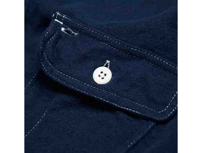 Battenwear Work Shirt - Navy Flannel - Small