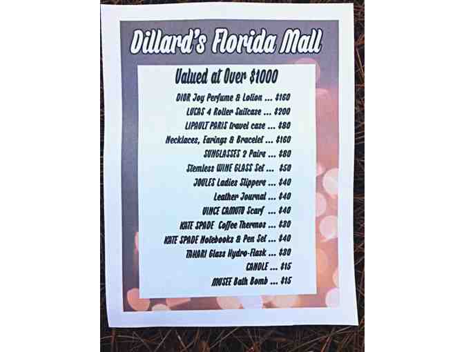 $1000 Dillard's Gift Basket Includes -  Luggage, Perfume, Jewelry, Sunglasses & More - Photo 2