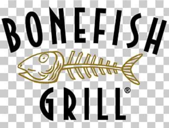 Bonefish Grill Gift Basket $100 in Dinner Coupons Plus Bottle of Wine,  Glasses and more