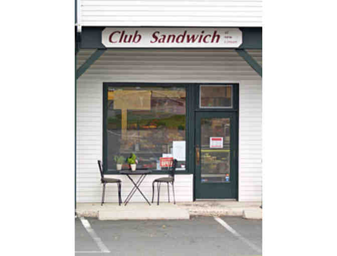 Gift Certificate to Club Sandwich New Canaan