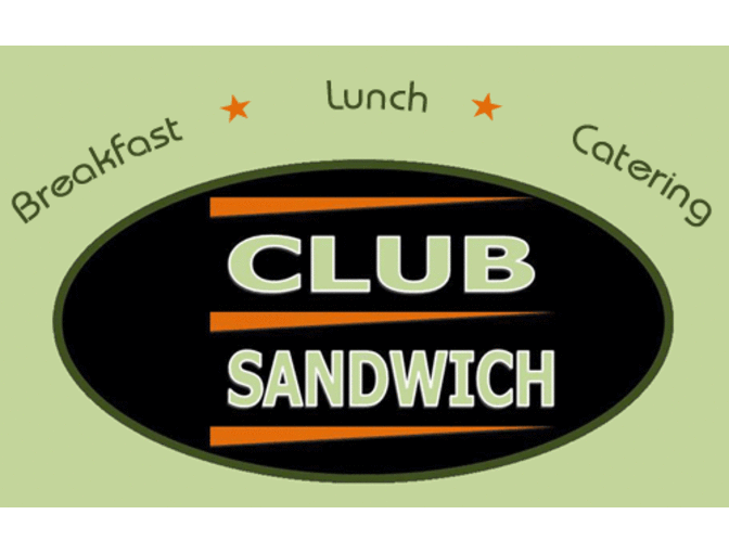 Gift Certificate to Club Sandwich New Canaan