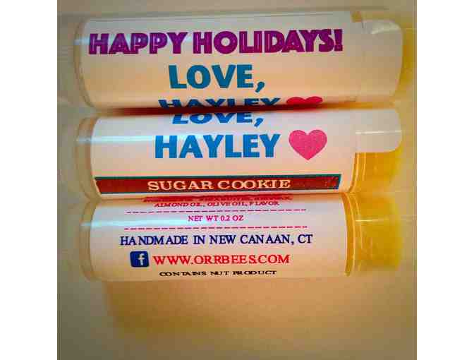 CUSTOM LIP BALM PARTY FAVORS for 30 GUESTS