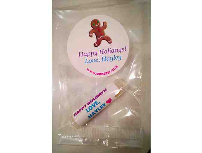 CUSTOM LIP BALM PARTY FAVORS for 30 GUESTS