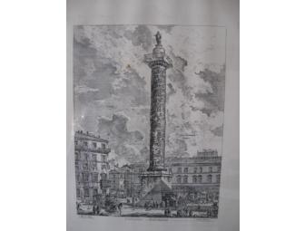 Colonna Antonina & Veduta di Piazza di Spagna prints