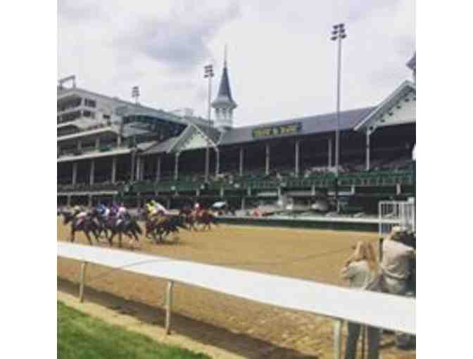 Thoroughbred Racetrack at Churchill Downs.  (Box for 6 people)