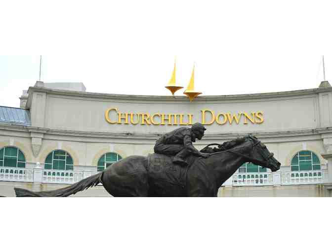 Thoroughbred Racetrack at Churchill Downs.  (Box for 6 people)