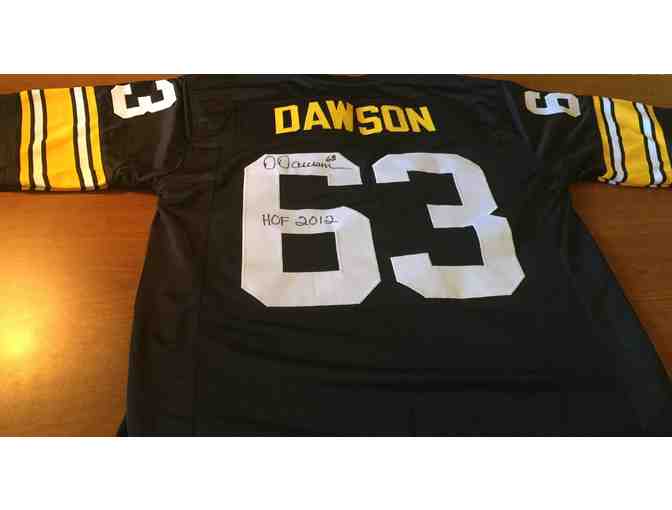 Pittsburgh Steeler, Hall of Fame Center Dermontti Dawson Signed Jersey