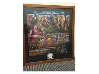 Keeneland Framed Print and Grandstand Tickets