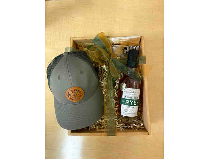 Woody Creek Distillers  $50 Gift Certificate, Bottle of Whiskey & Hat - Photo 1