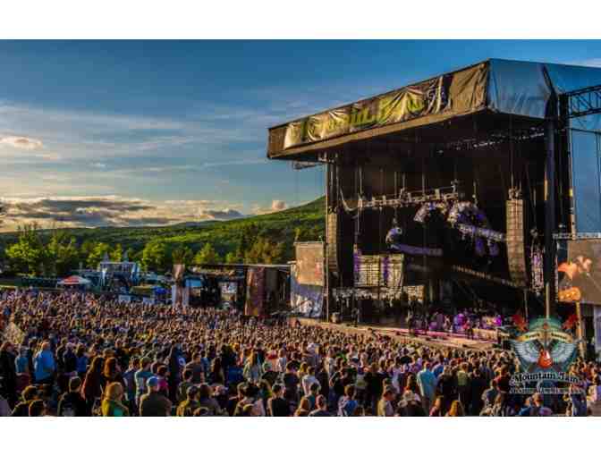 2 VIP Passes for all 4 days of Mountain Jam at Hunter Mountain on June 4-7