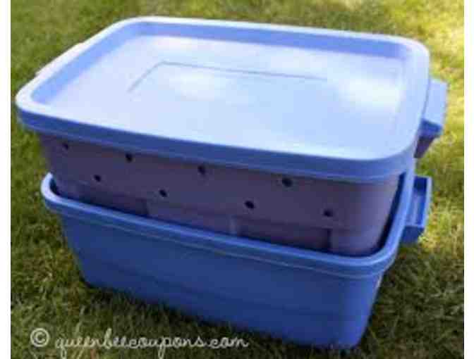 Vermicomposting Bins- from Earth Day