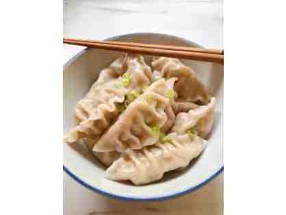 100 Handmade Chinese Dumplings by Ms. Jia