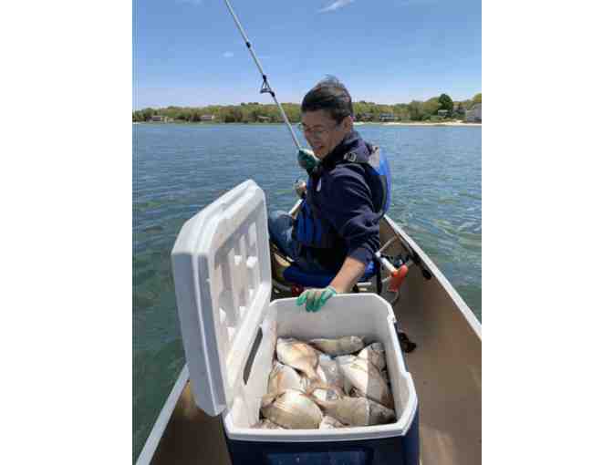 2 Fishing lessons on the Cape Cod Canal with parent Zheng Peng (Carter's Dad) - Photo 2