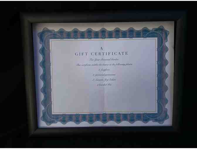 Spring Perennials Gift Certificate