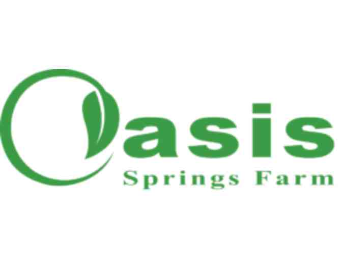 Oasis Spring Farms VIP Tour and Basket of Local Food Products