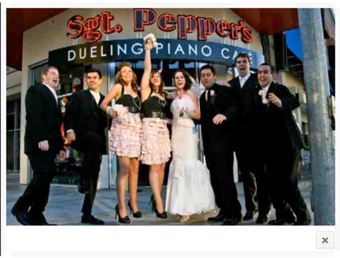 Sgt Peppers Dueling Piano Cafe: two $20 gift certificates, one $10 gift certificate