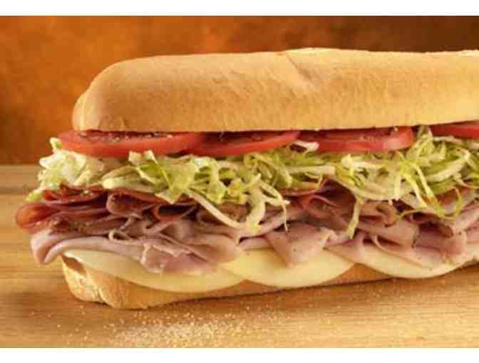 Jersey Mike's Cooler Pack with 4 free regular subs cards and more!