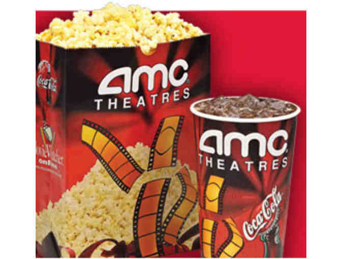 2 AMC Gold Tickets, 2 Drinks, and Popcorn