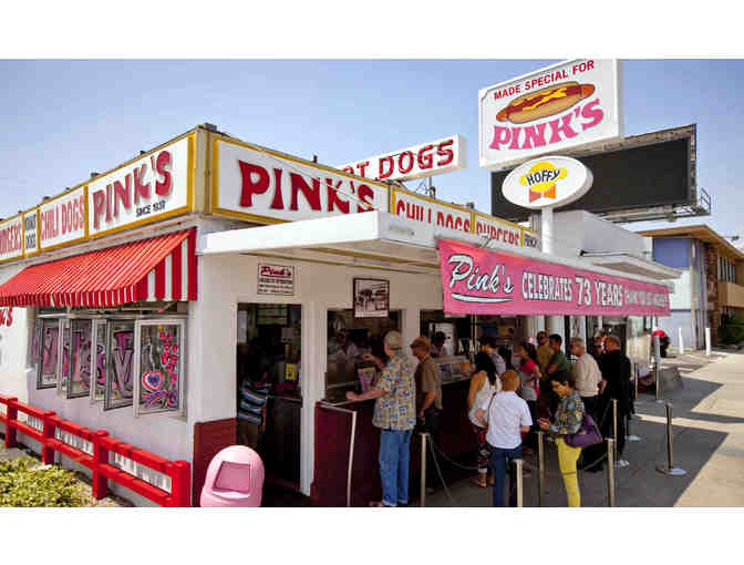 Pink's Famous Hot Dogs: Value $50 (five $10 Gift Certificates)