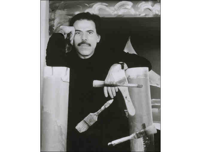 Angel with Heart Collage Painting by Peter Max *starting bid $490