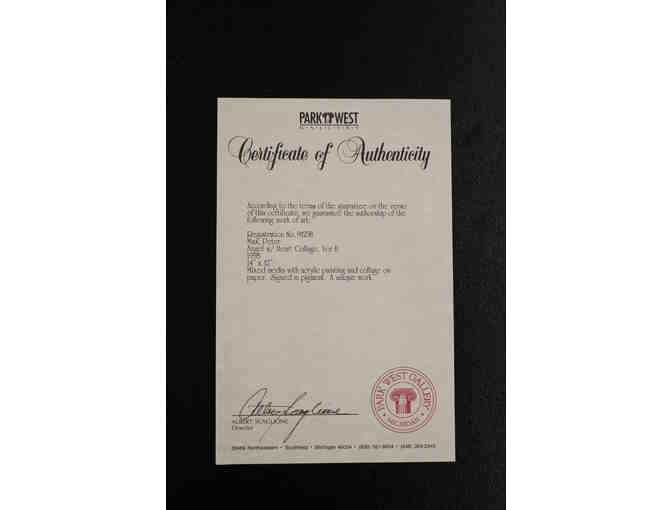 Angel with Heart Collage Painting by Peter Max *starting bid $490