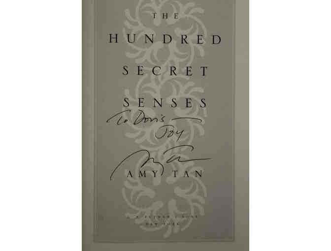 Three Autographed Amy Tan Books