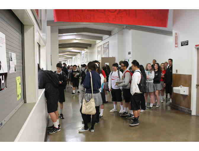 Bishop Montgomery High School 'Front of the Line' Student Store Pass