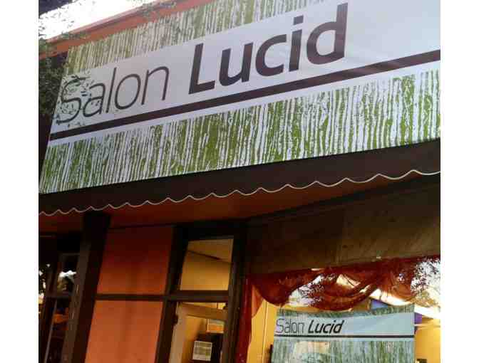 Salon Lucid: Custom Design Haircut with Dana & basket full of goodies