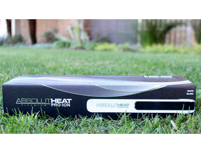 ABSOLUTHEAT Titanium Pro-Ion Flat Iron for hair