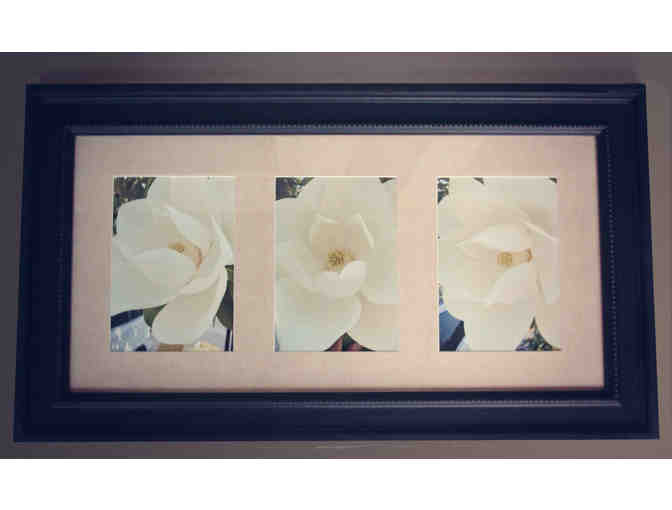 BMHS Principal Ms. Rosemary Libbon's Basket: Seraphym Rosary, 2 Books, and Framed Photos