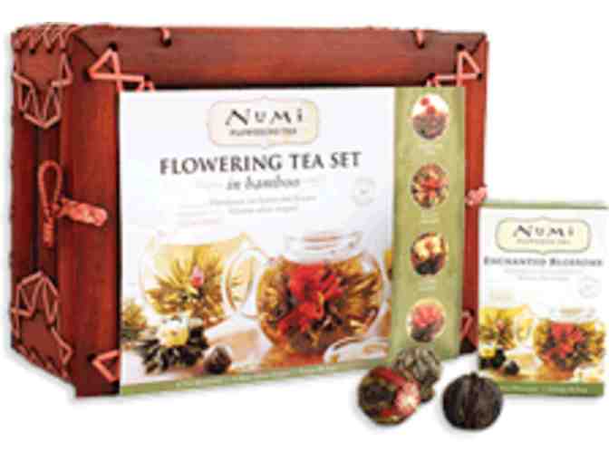 Numi Flowering Tea Set and Tea Book