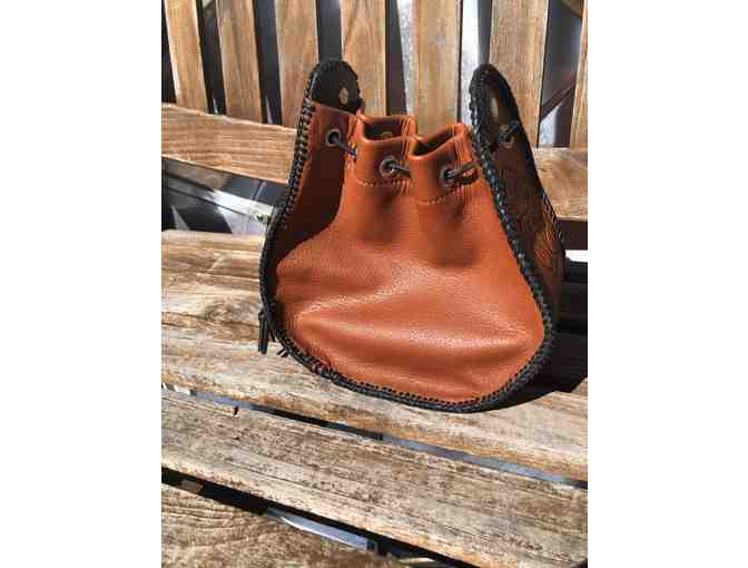 Handmade Custom Leather Stirrup Purse